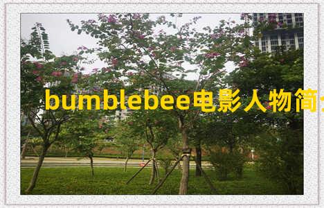 bumblebee电影人物简介 bumblebeee